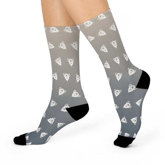 Dust to Denim Gradient Socks