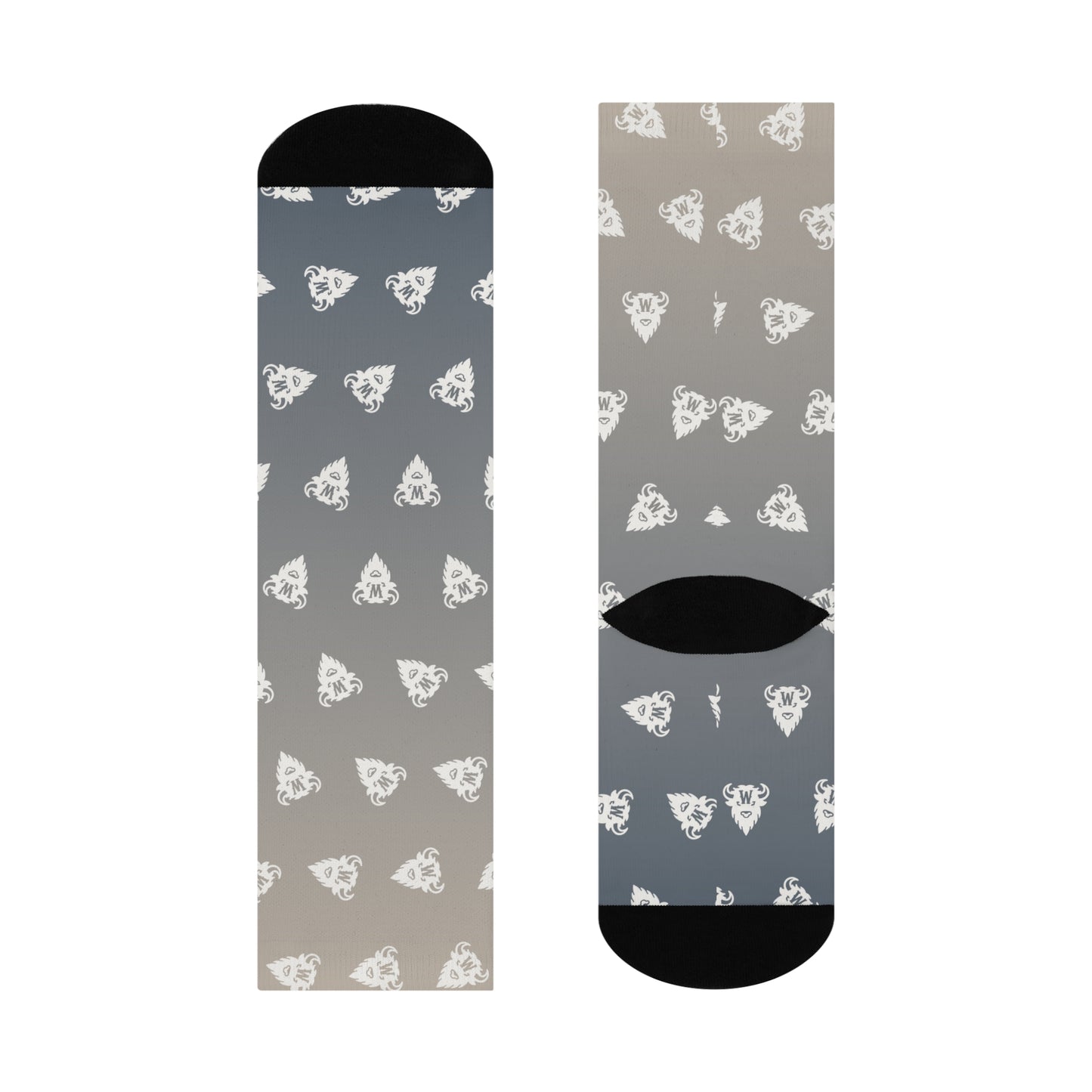 Dust to Denim Gradient Socks