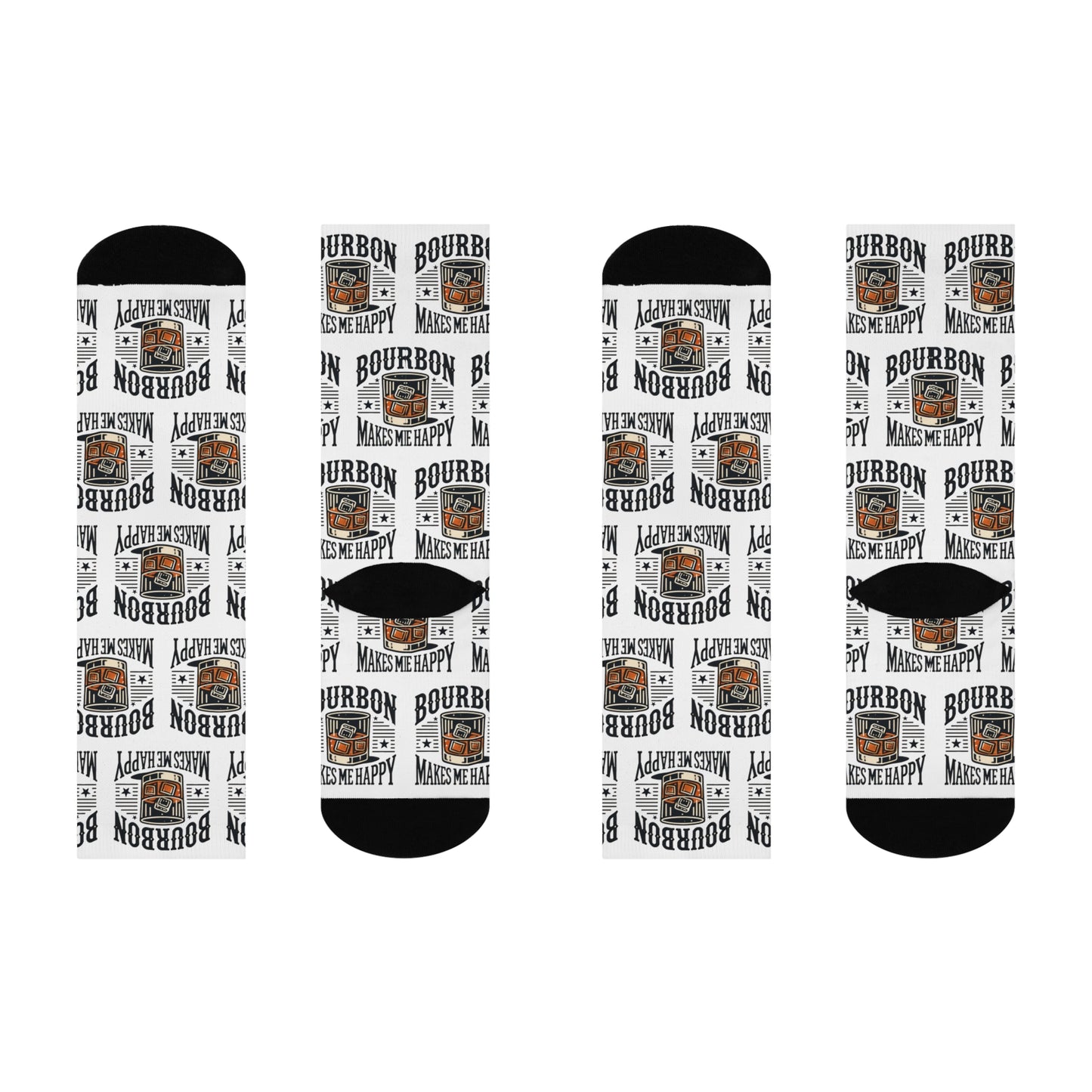 Bourbon Makes Me Happy Crew Socks – Whayne Outfitters