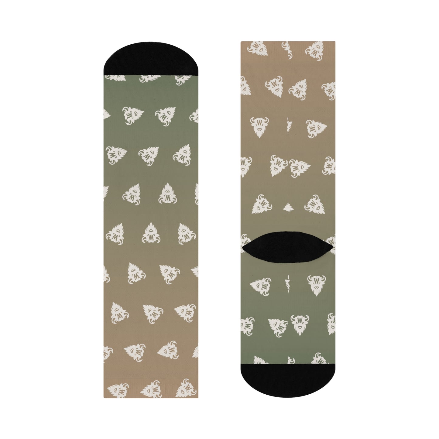 Saddle to Sage Gradient Socks