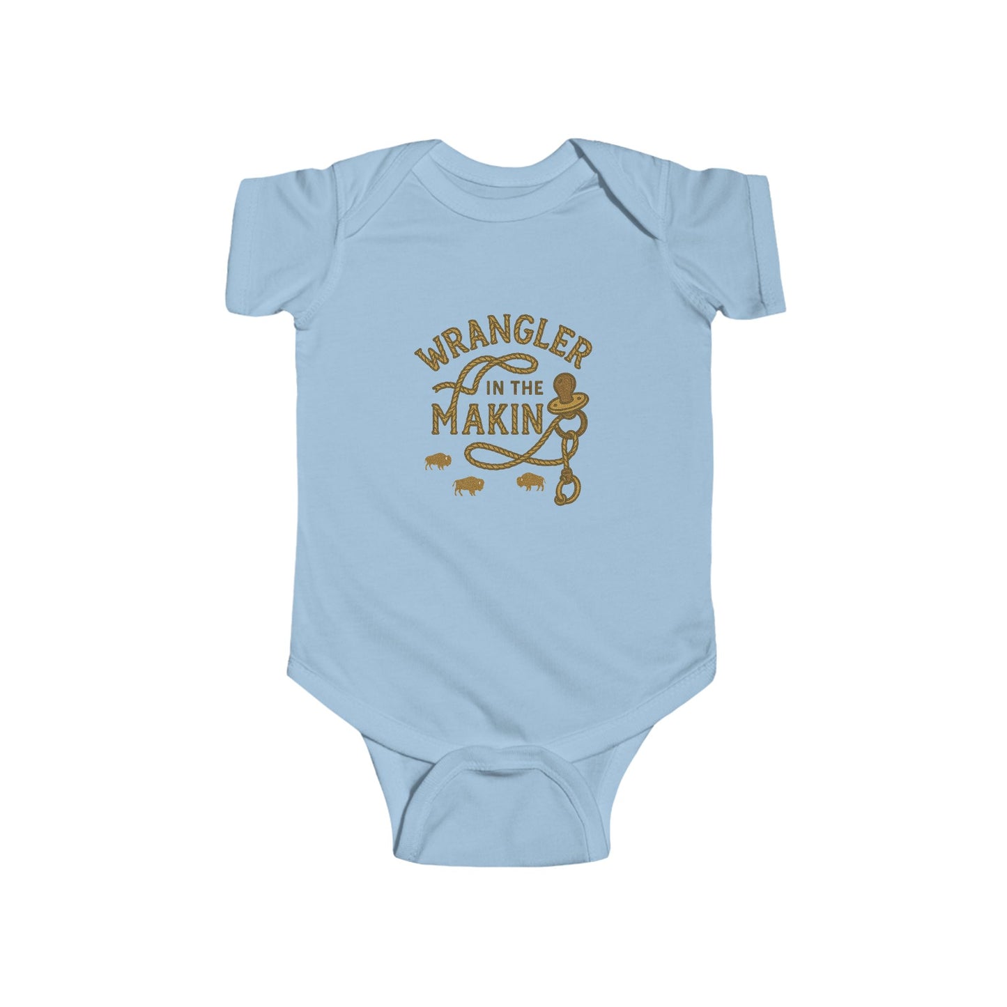 Wrangler in the Making Baby Onesie
