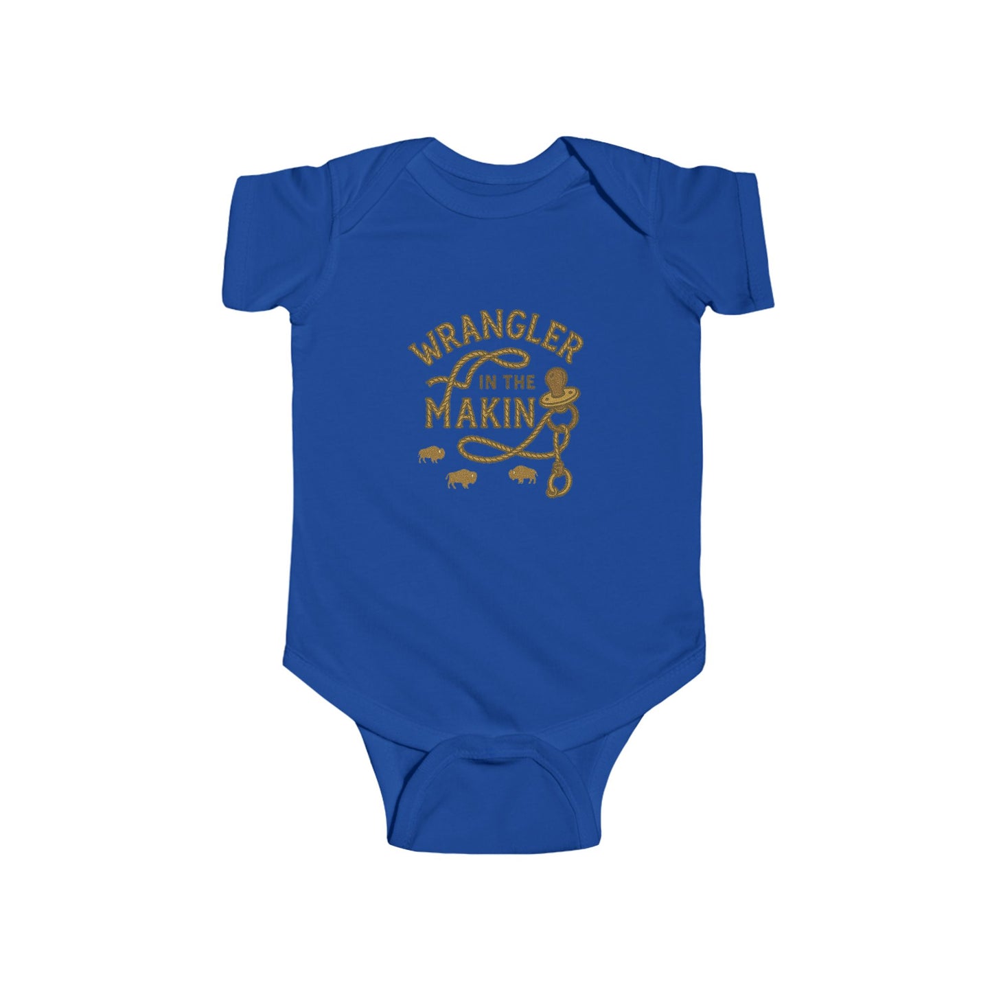 Wrangler in the Making Baby Onesie