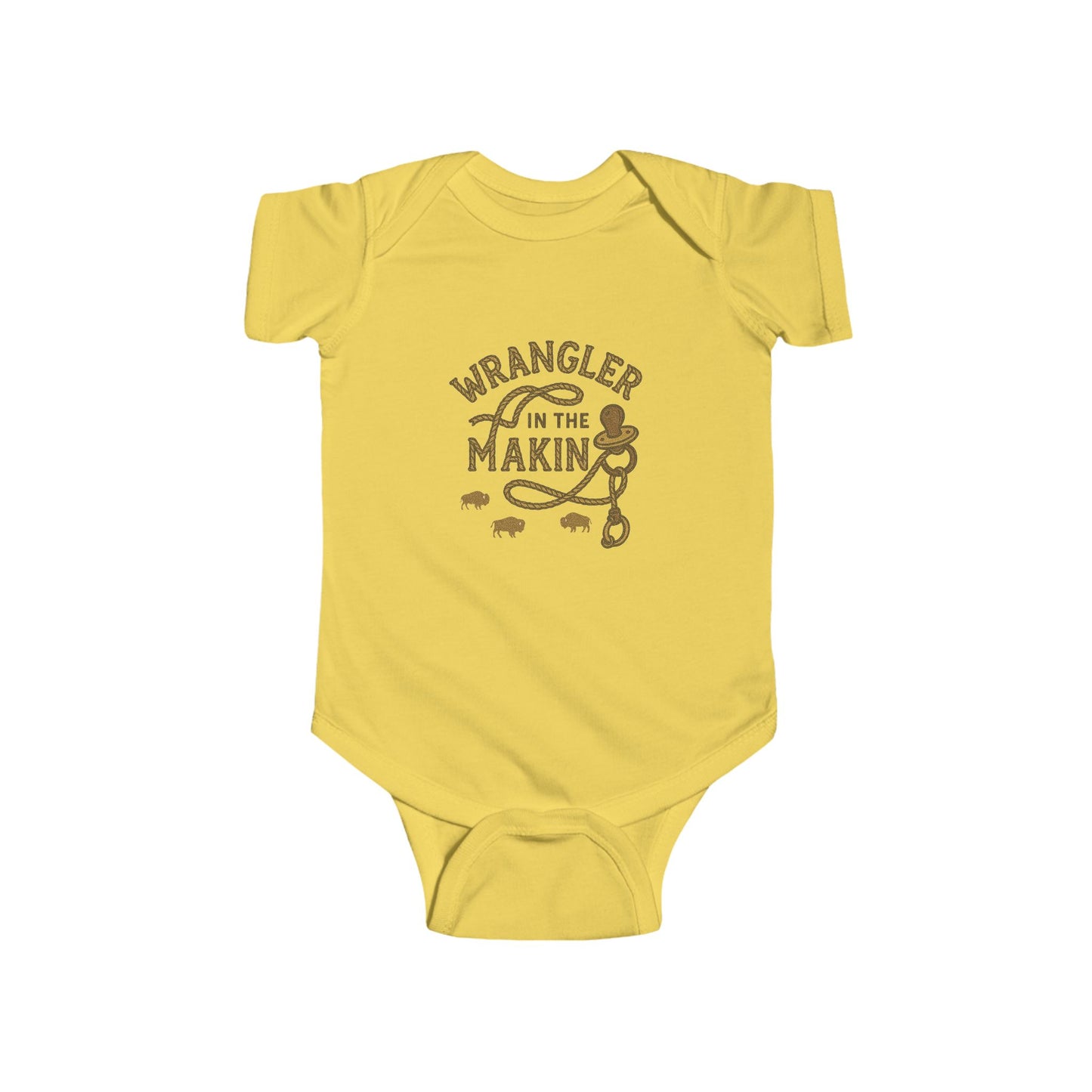 Wrangler in the Making Baby Onesie