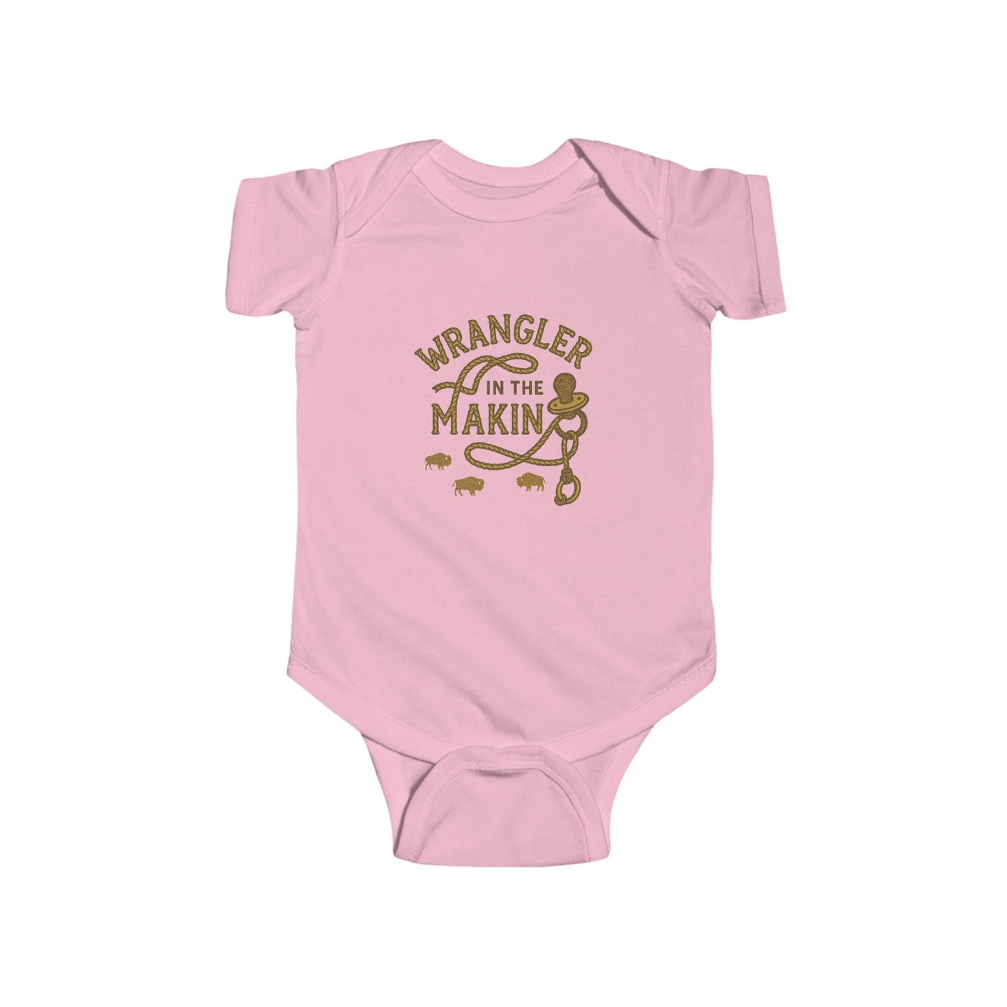 Wrangler in the Making Baby Onesie
