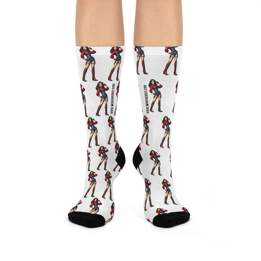 Western Pin-Up Crew Socks – Whayne Outfitters