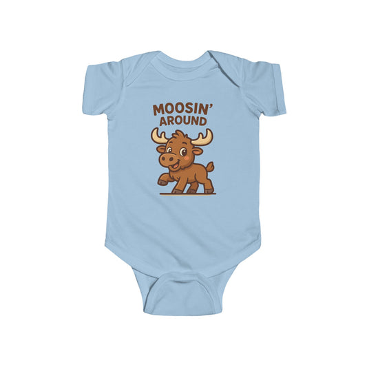 Moosin' Around Baby Onesie
