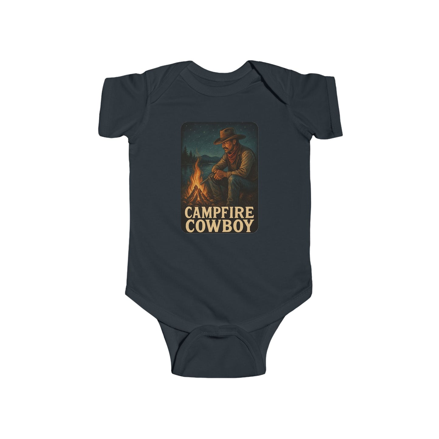 Campfire Cowboy Baby Bodysuit – Whayne Outfitters