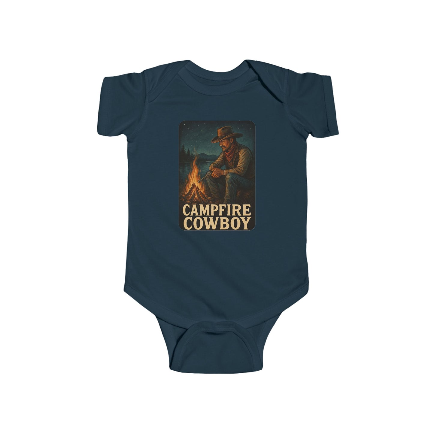 Campfire Cowboy Baby Bodysuit – Whayne Outfitters