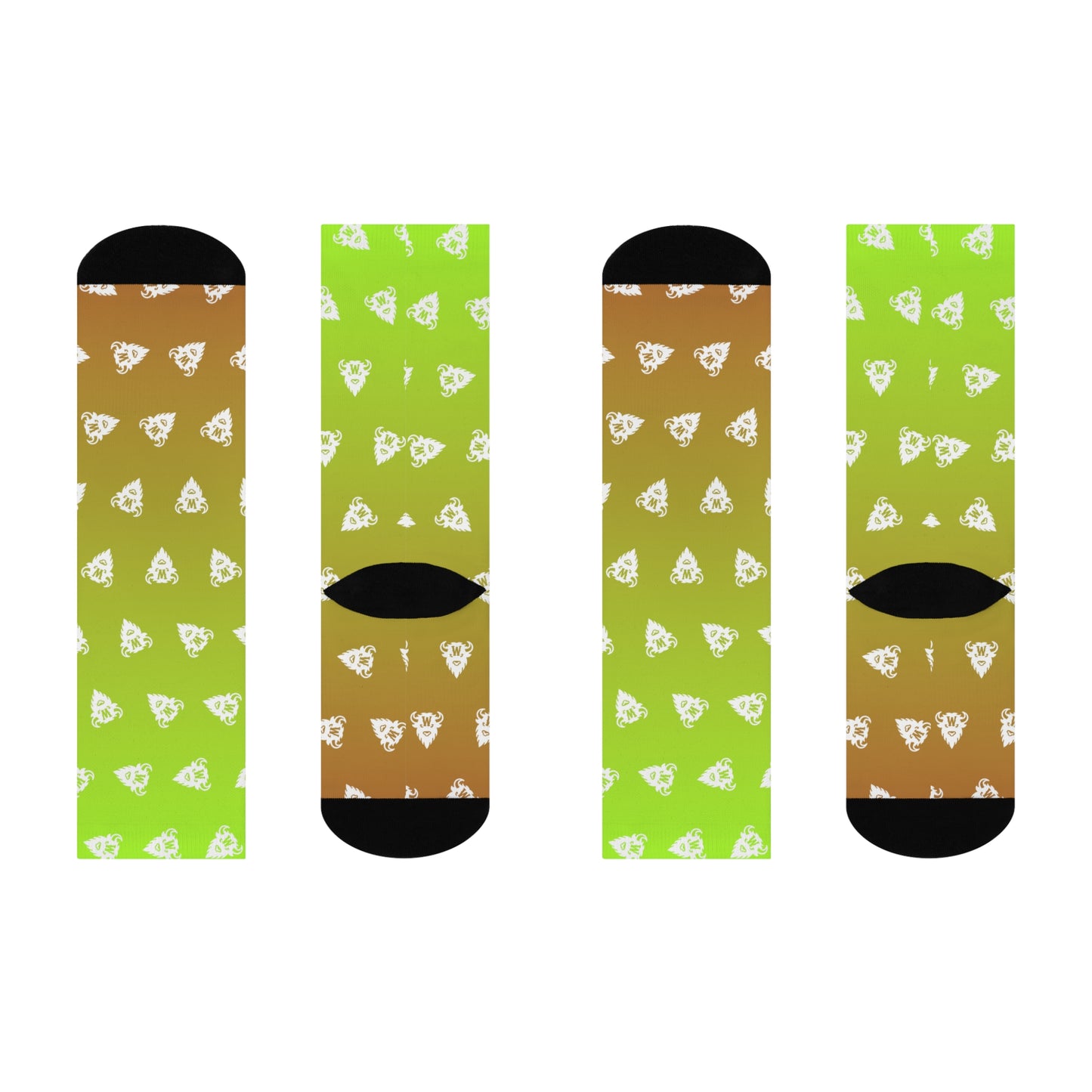 Copper Cactus Gradient Socks