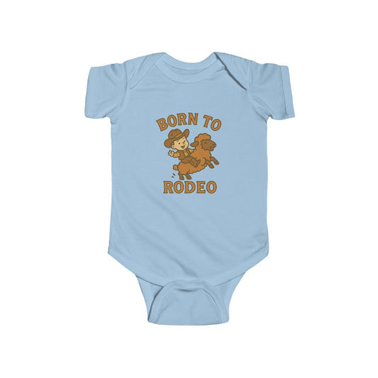 Born To Rodeo Baby Onesie