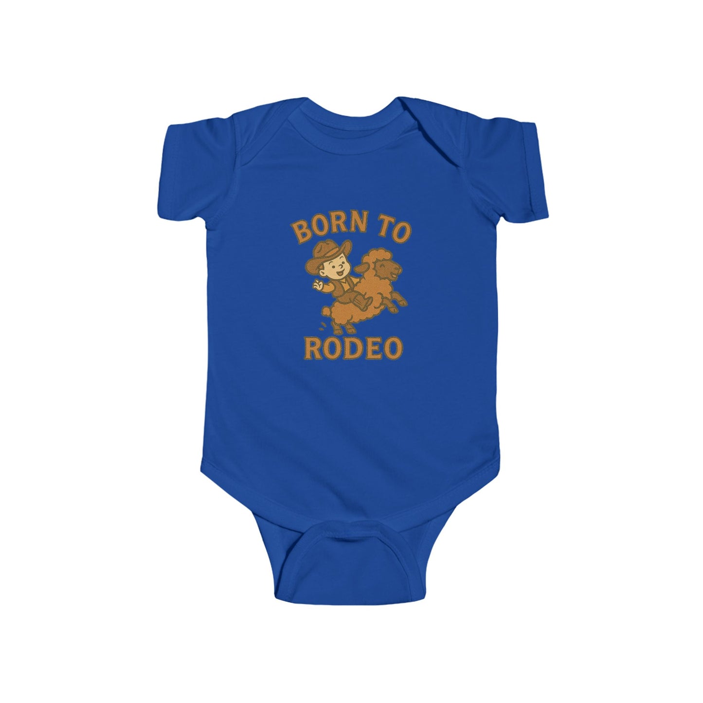 Born To Rodeo Baby Onesie