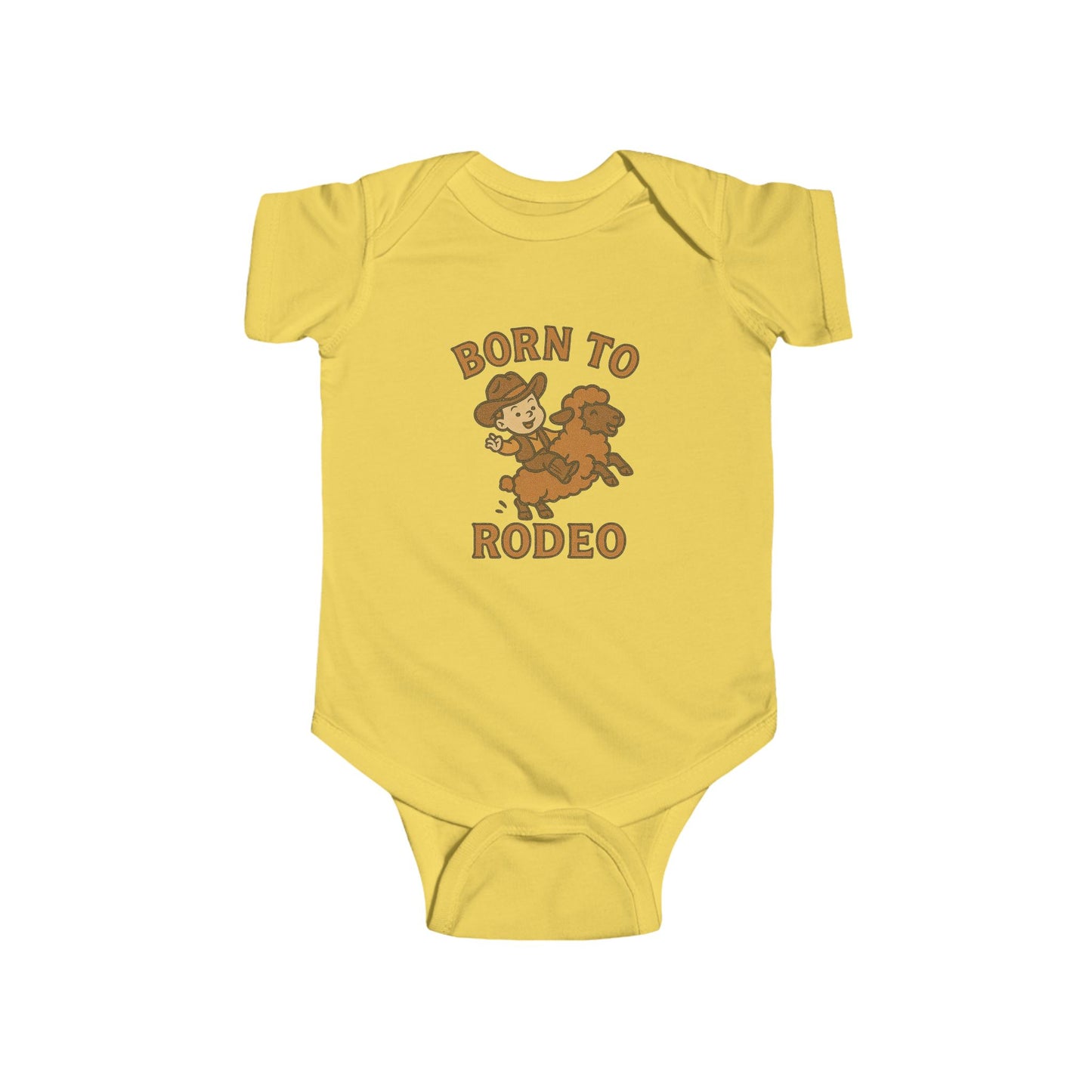 Born To Rodeo Baby Onesie