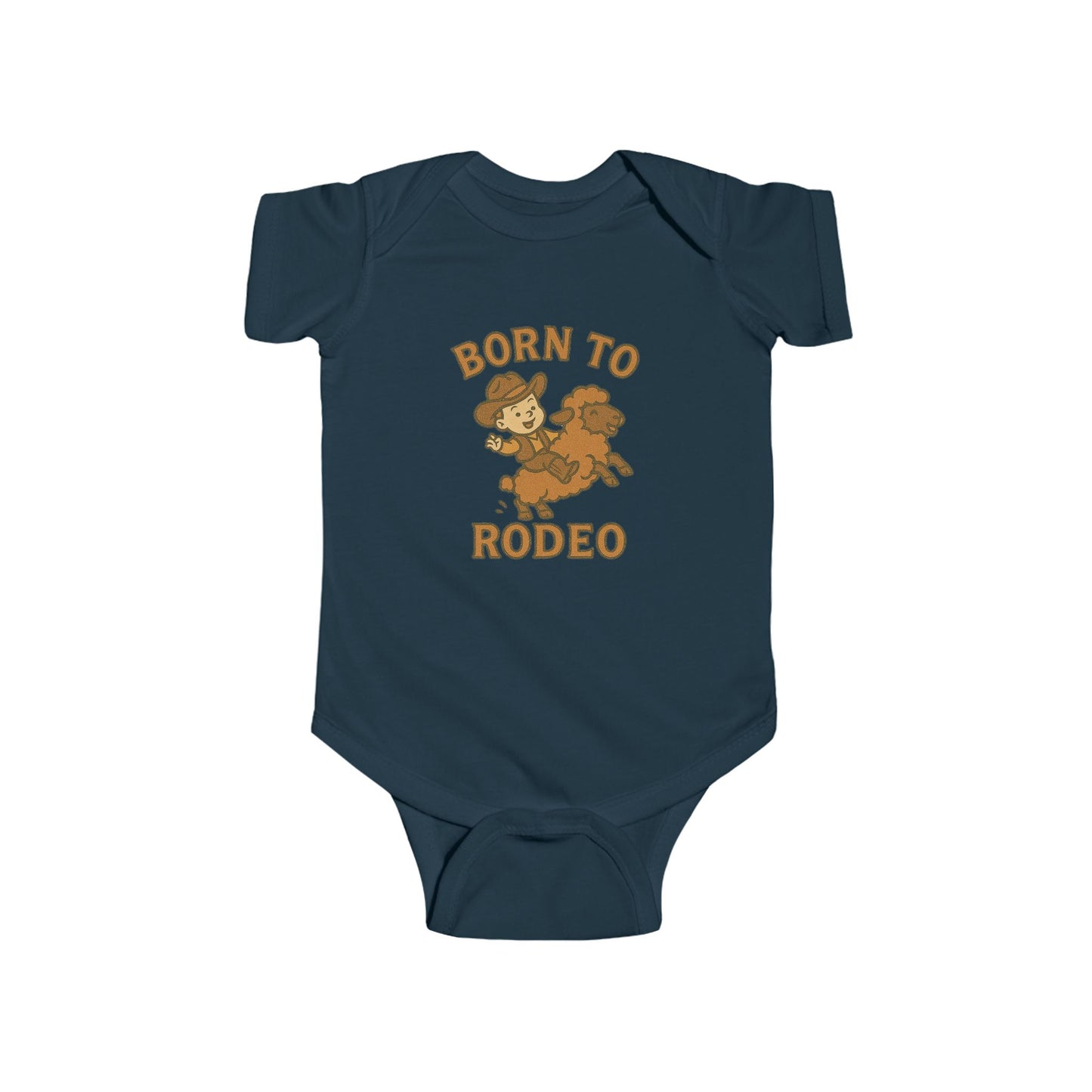 Born To Rodeo Baby Onesie