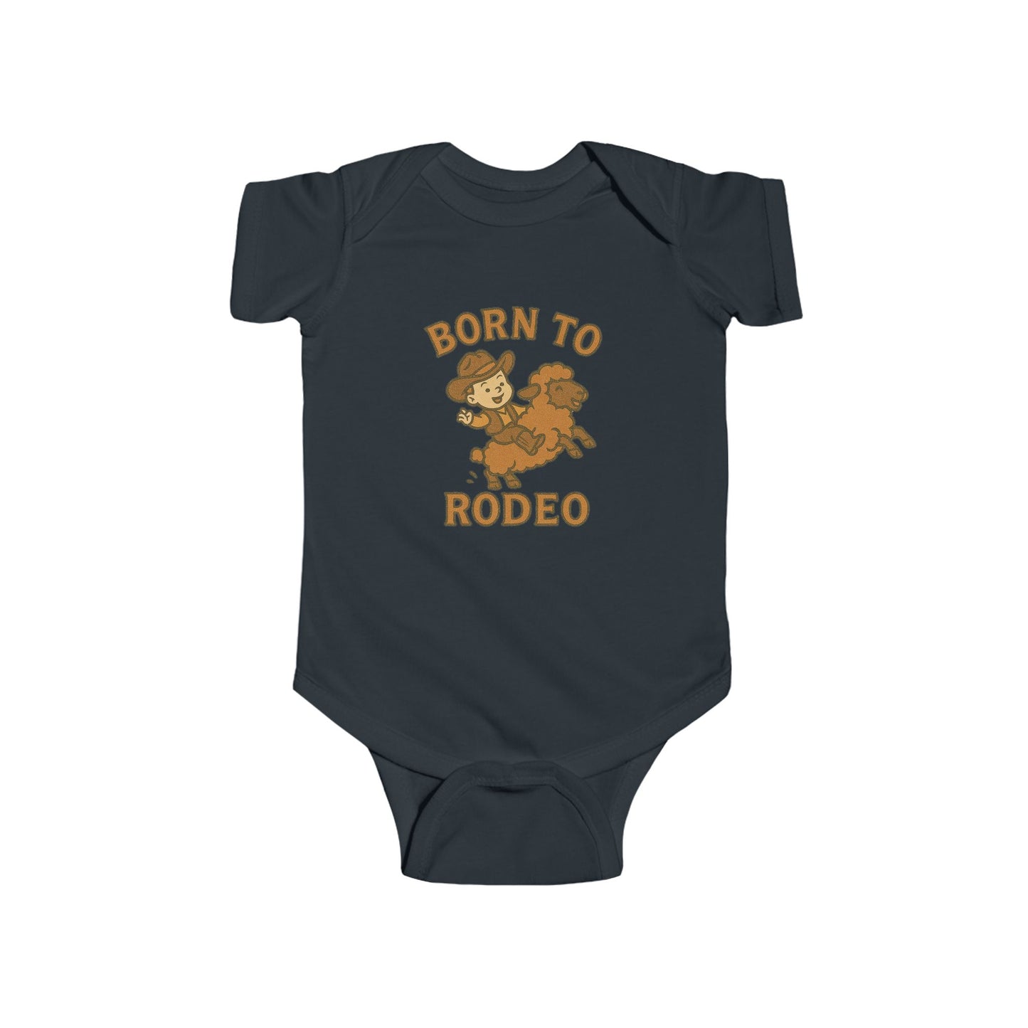 Born To Rodeo Baby Onesie