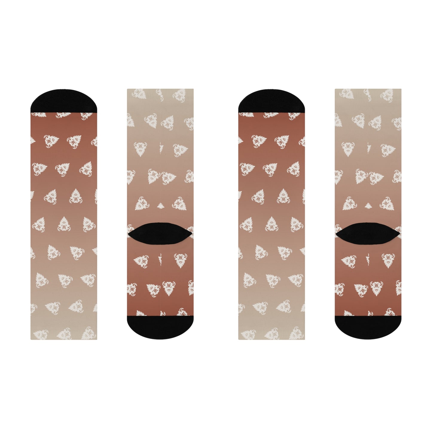 Desert Fade Gradient Socks