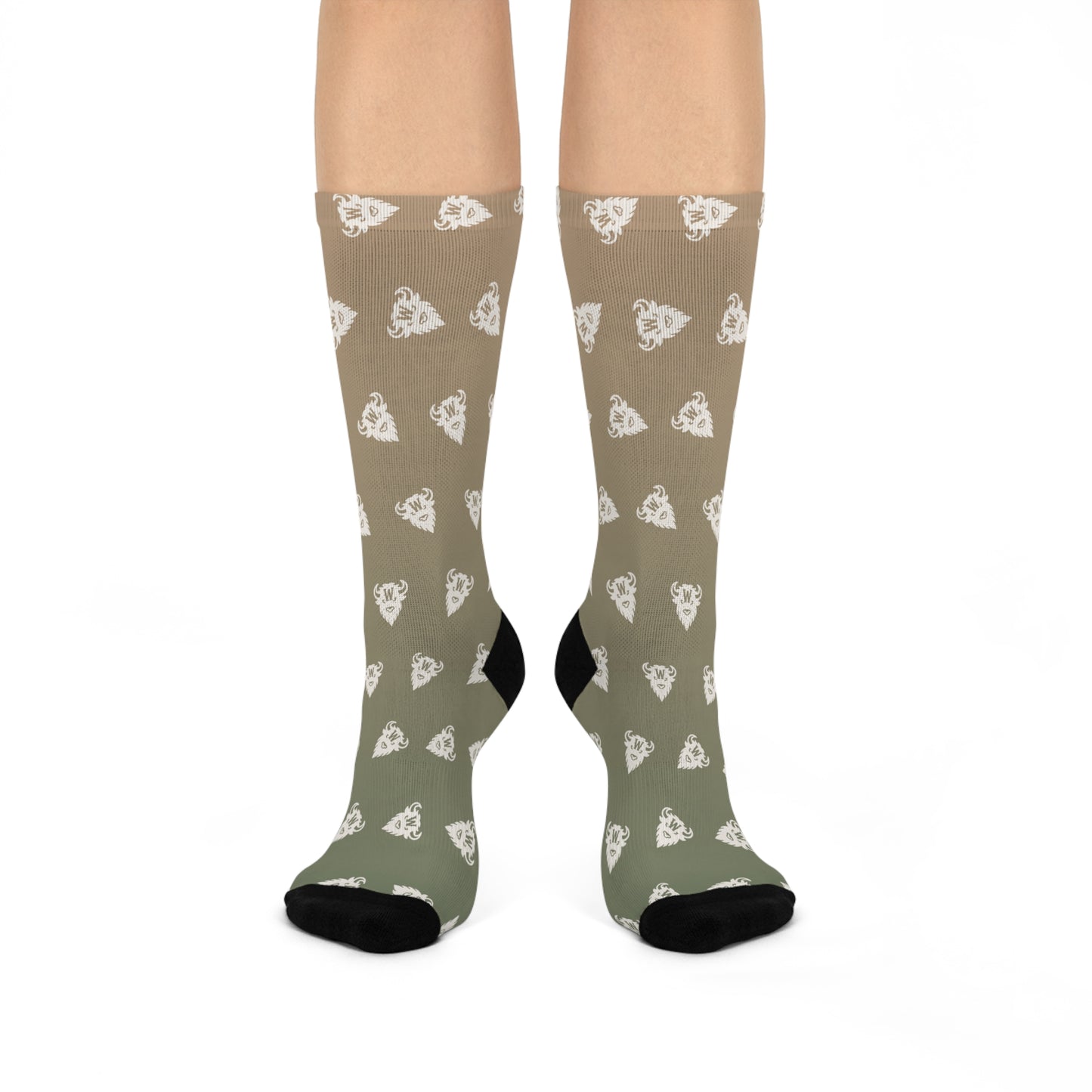 Saddle to Sage Gradient Socks
