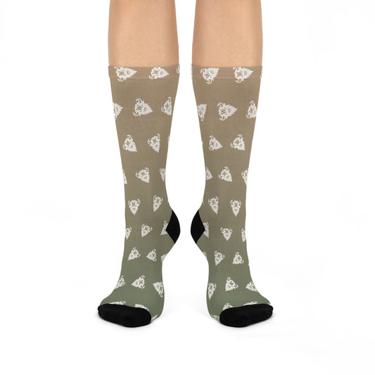 Saddle to Sage Gradient Socks