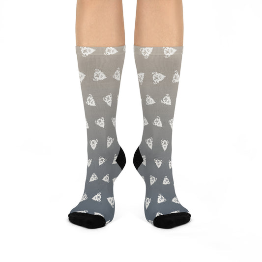 Dust to Denim Gradient Socks