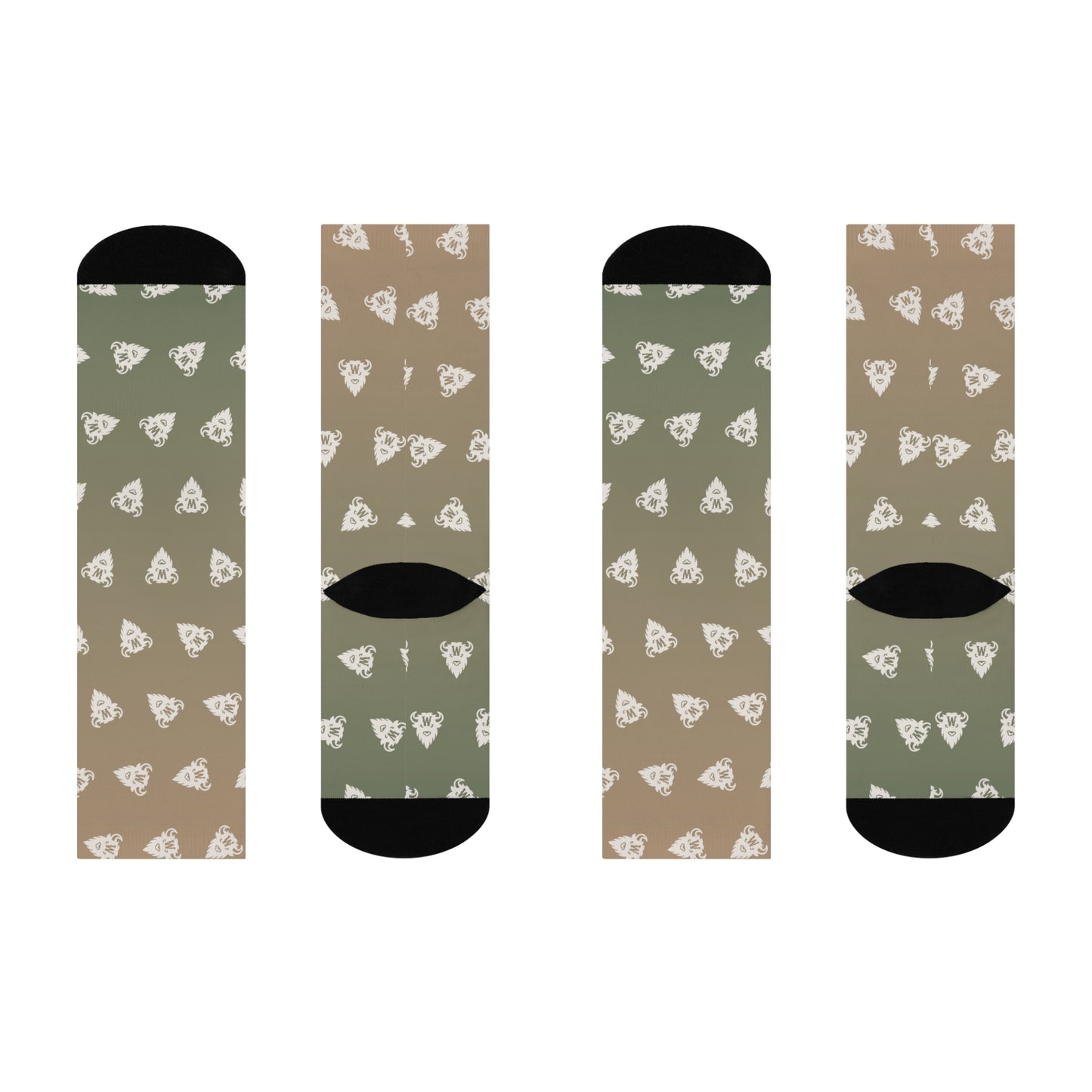 Saddle to Sage Gradient Socks