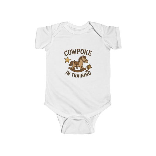 Cowpoke in Training Baby Onesie