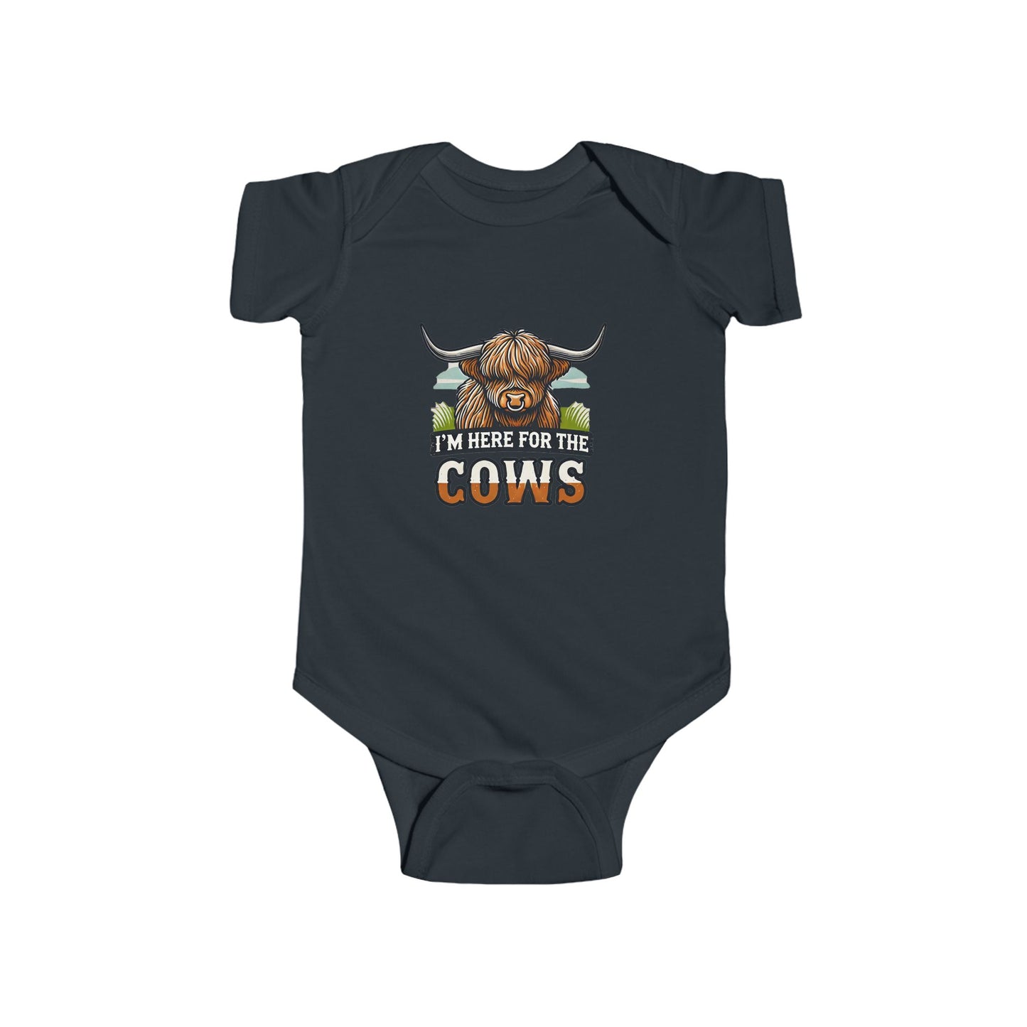 I'm Here for the Cows Baby Bodysuit – Whayne Outfitters