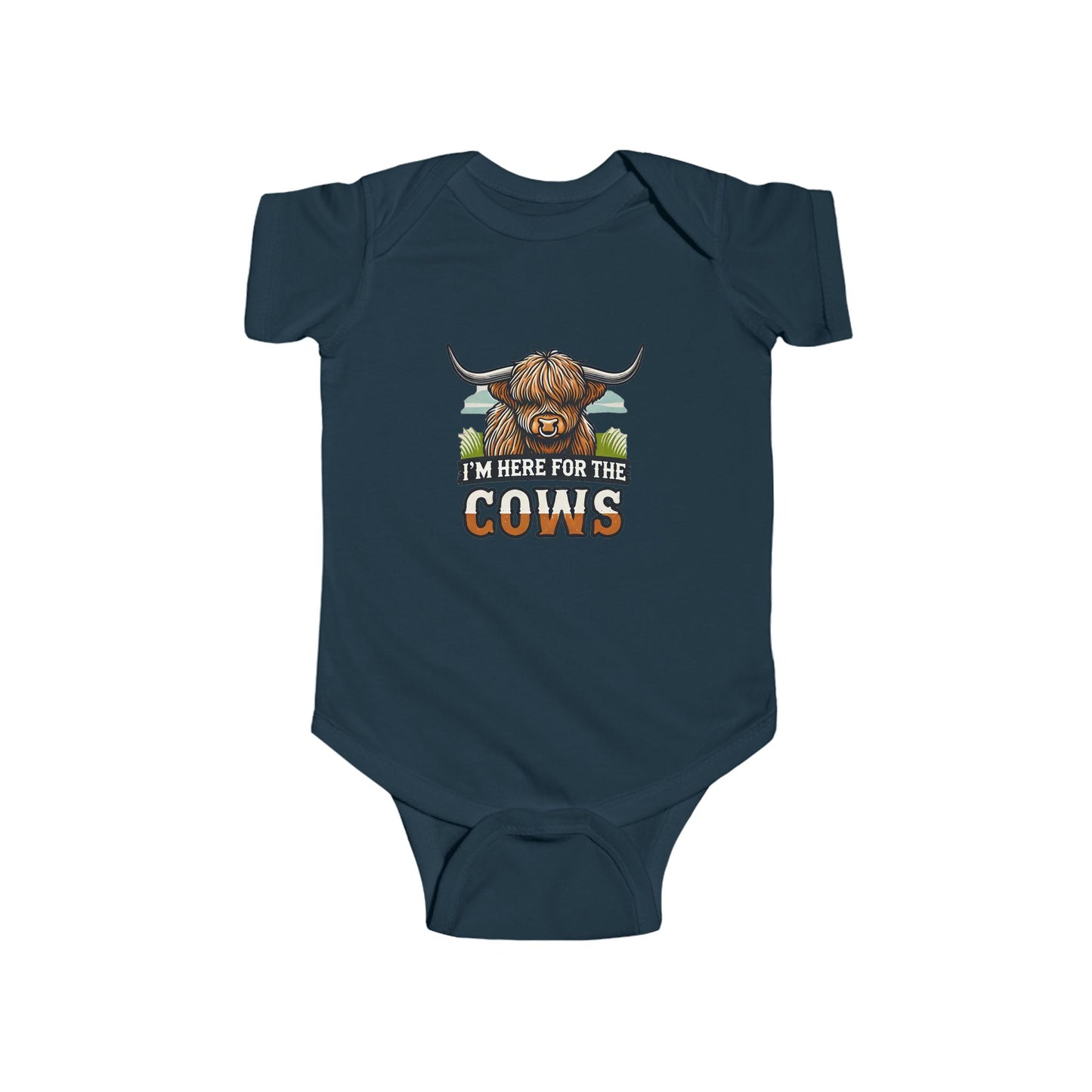 I'm Here for the Cows Baby Bodysuit – Whayne Outfitters