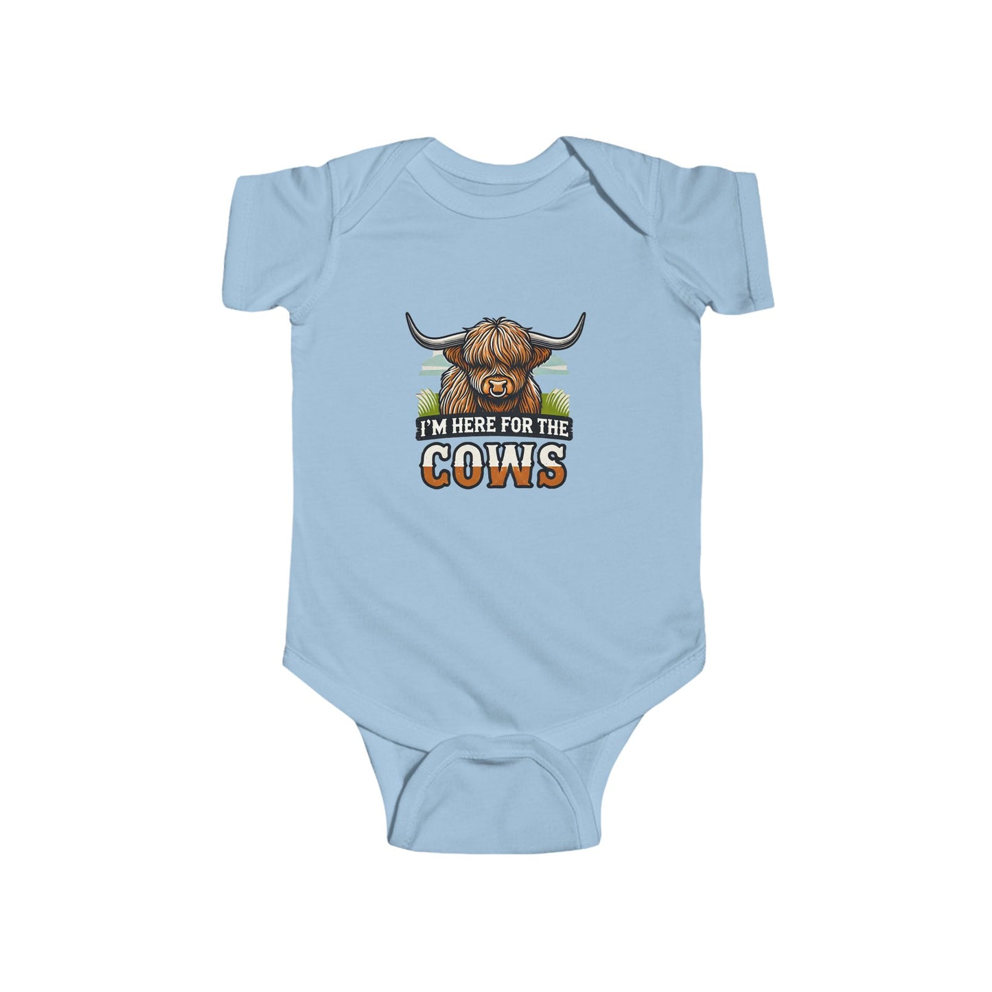 I'm Here for the Cows Baby Bodysuit – Whayne Outfitters
