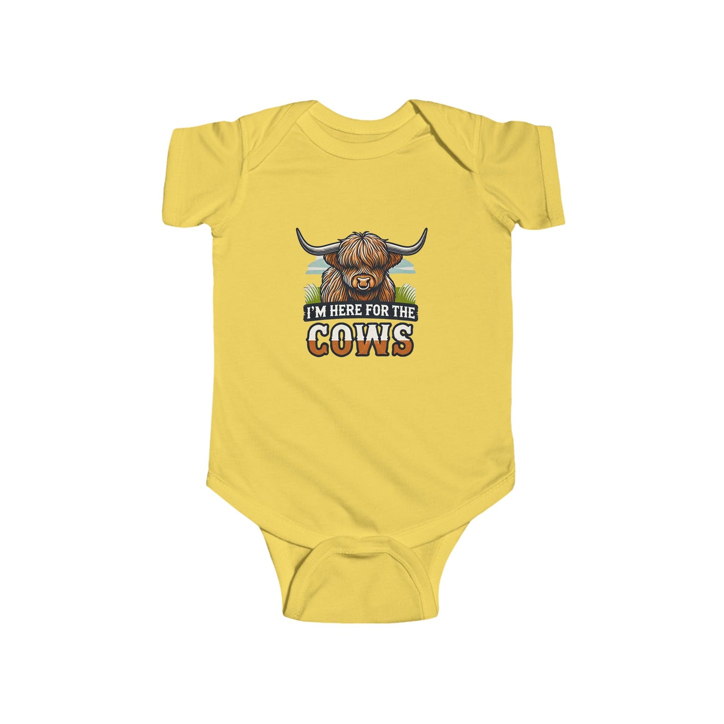 I'm Here for the Cows Baby Bodysuit – Whayne Outfitters
