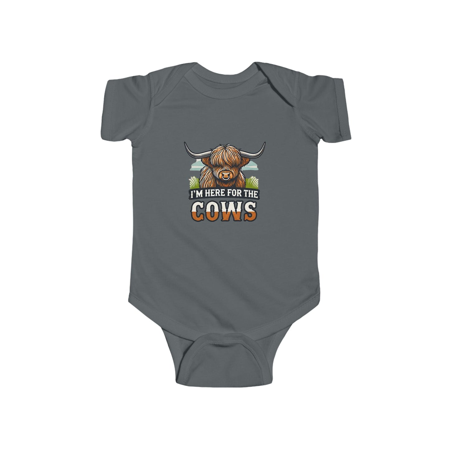 I'm Here for the Cows Baby Bodysuit – Whayne Outfitters