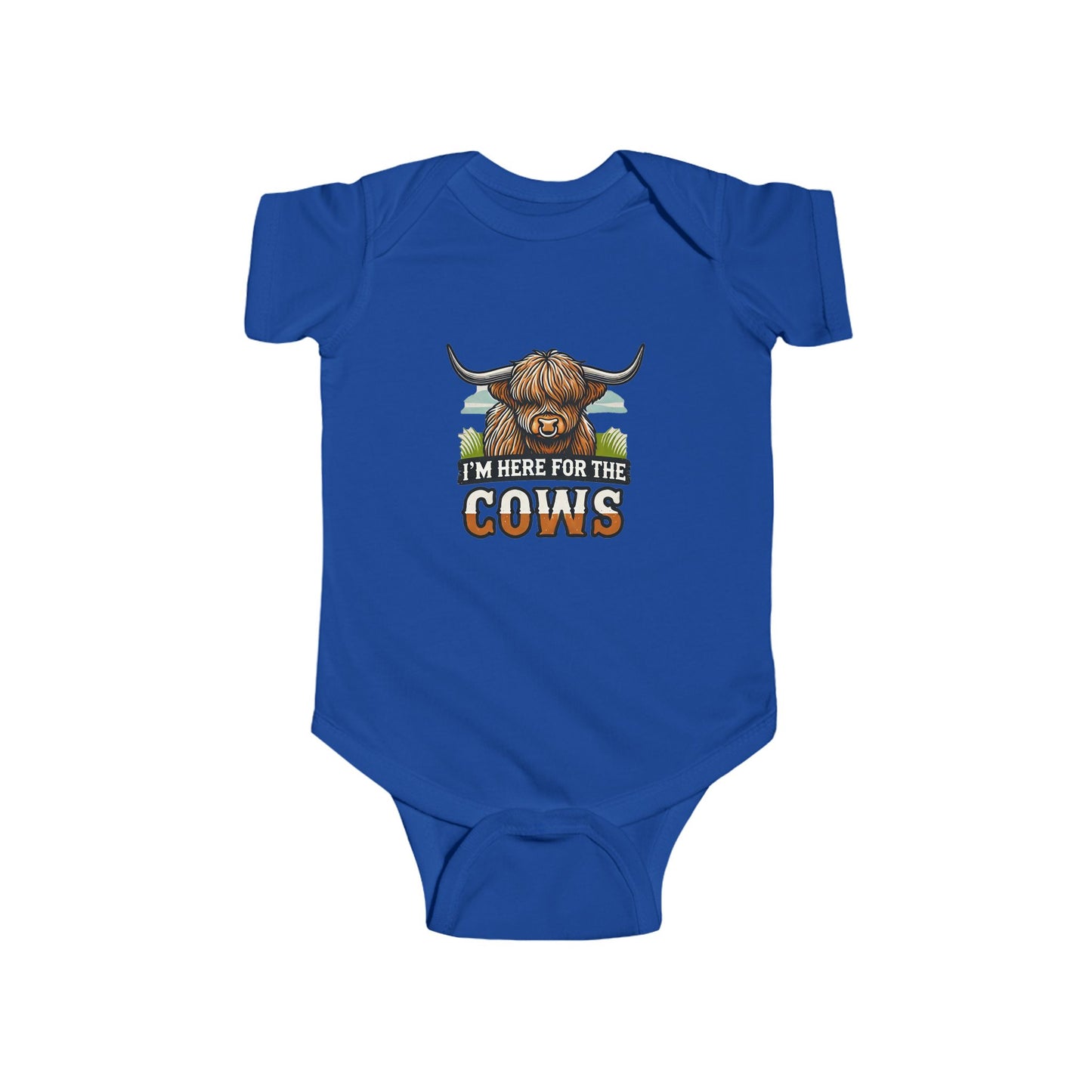I'm Here for the Cows Baby Bodysuit – Whayne Outfitters