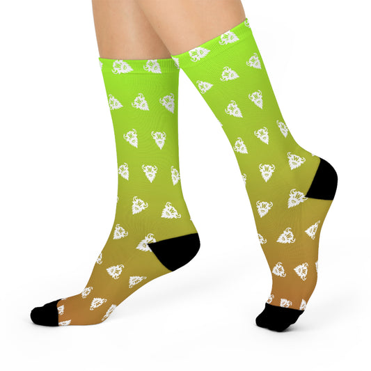 Copper Cactus Gradient Socks