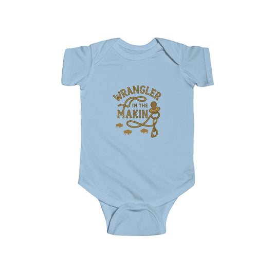 Wrangler in the Making Baby Onesie