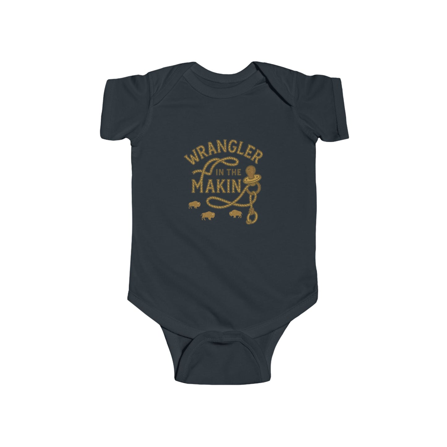 Wrangler in the Making Baby Onesie