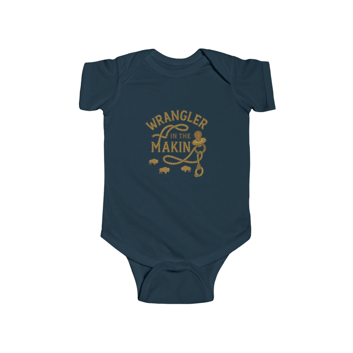 Wrangler in the Making Baby Onesie
