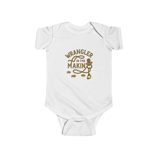 Wrangler in the Making Baby Onesie